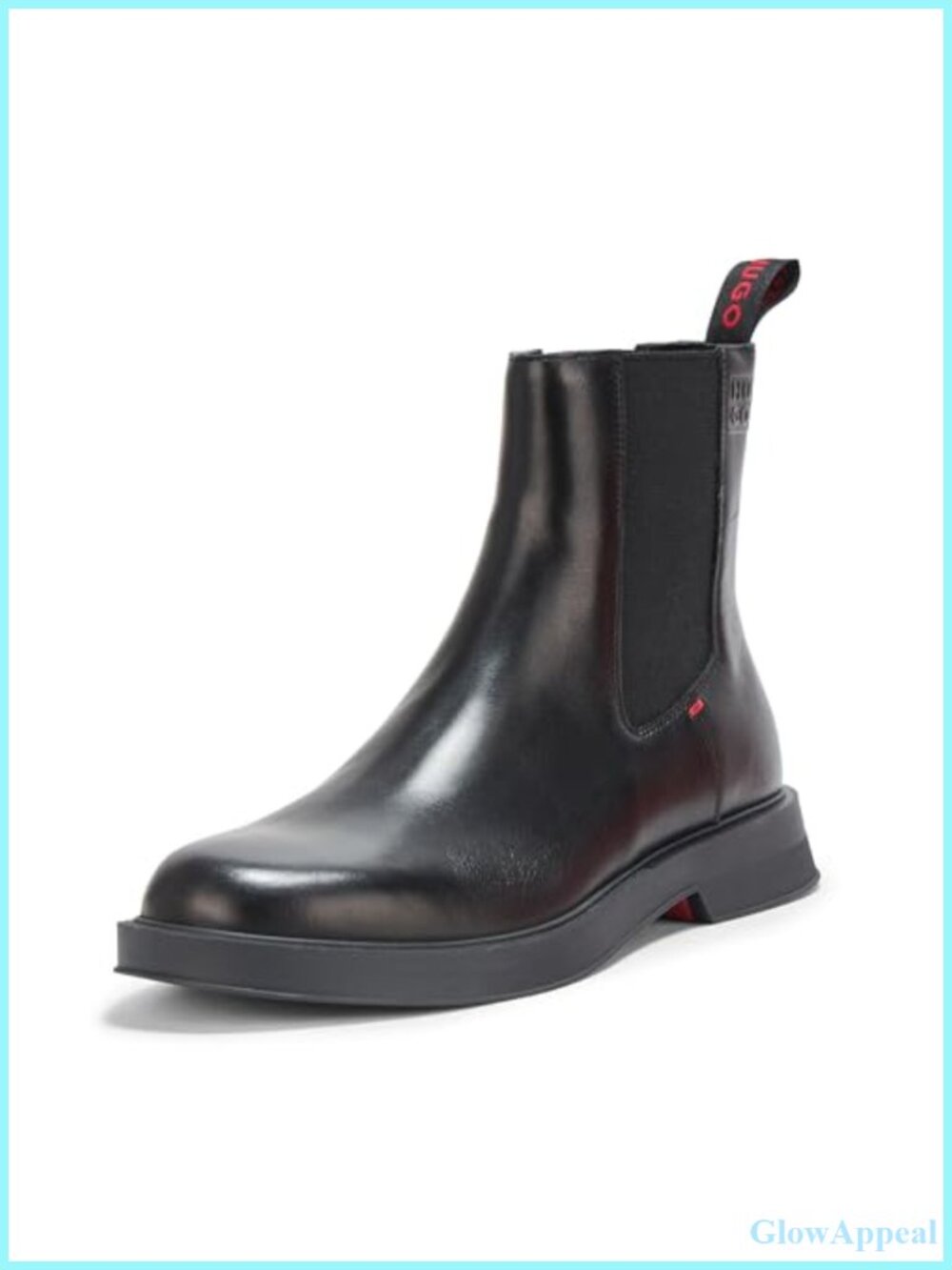 Leather Slip On Chelsea Ankle Boot Round Toe Flat Fall